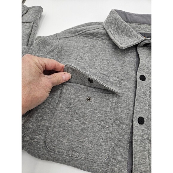 New Cloudveil Medium Quilted Snap-button Shirt/Jacket with Pockets - Retail $200 - Picture 8 of 12